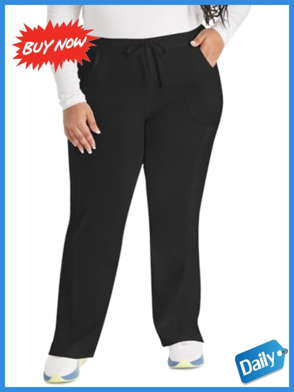 Dickies Scrubs Women's Drawstring Cargo Scrub Pants Four-Way Stretch Moisture